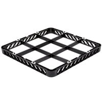 Noble Products 9-Compartment Black Full-Size Glass Rack Rack Extender