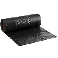 Lavex Pro 33 Gallon 2.5 Mil 33 inch x 39 inch Low Density Heavy-Duty Industrial Contractor Black Trash Bag Can Liner - 100/Case