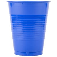 Creative Converting 28314781 16 oz. Cobalt Blue Plastic Cup - 20/Pack