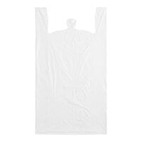 Choice Extra Large Size White Heavy-Duty Unprinted Plastic T-Shirt Bag - 250/Case