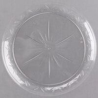 Choice Crystal 9" Clear Plastic Plate - 20/Pack