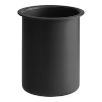 Steril-Sil PC-700-BLACK Black Solid Plastic Flatware Cylinder