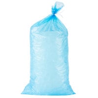 Choice 20 lb. Blue Heavy Duty Plastic Ice Bag - 500/Case
