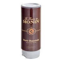 Monin 12 fl. oz. Dark Chocolate Flavoring Sauce