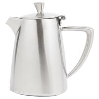 Vollrath 46309 Triennium 9 oz. Satin-Finished Stainless Steel Creamer with Lid