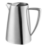Vollrath 46306 Triennium 73.6 oz. Satin-Finished Stainless Steel Water Pitcher with Ice Guard