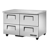 True TUC-48F-D-4-HC 48 3/8" Undercounter Freezer with Four Drawers