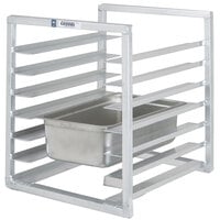 Channel RIUTR-7 7 Pan End Load 20 1/2" x 23" x 23" Pan Rack for Reach-Ins - Assembled