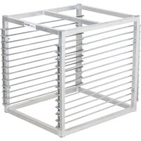 Channel RIW-13S 13 Pan Stainless Steel End Load 25" x 20 1/2" x 23" Sheet / Bun Pan Rack for Reach-Ins - Assembled
