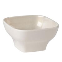 Thunder Group PS3105V 4 3/4" x 4 3/4" Passion Pearl Square 14 oz. Melamine Bowl with Round Edges - 12/Pack