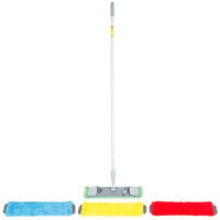 Unger SmartColor 15.0 16" Microfiber Mop Pad Kit with Mop Handle and Mop Holder