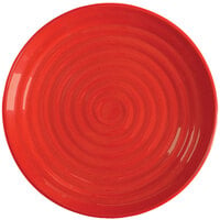 GET ML-83-RSP 12 1/2" Red Sensation Melamine Round Plate - 12/Pack
