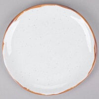 GET CS-7-RM Rustic Mill 7" Irregular Round Coupe Plate - 12/Case
