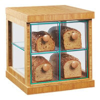 Cal-Mil 1718-60 Bamboo Four Drawer Bread Case - 16 1/2" x 15" x 15"