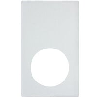 Vollrath 8240620 Miramar Resin Adapter Plate for Medium Round Pans - White Stone