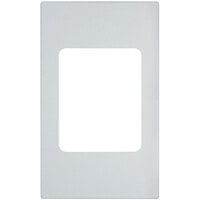 Vollrath 8242820 Miramar Resin Adapter Plate for Small Food Pan - White Stone