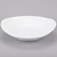 Libbey INF-250 Porcelana Infinity 30 oz. Bright White Oval Porcelain Bowl - 12/Case