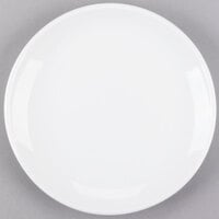 Libbey 840-420C Porcelana Coupe Plate 7 1/4" Bright White Round Porcelain - 36/Case