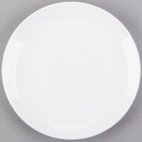 Libbey 840-423C Porcelana Coupe Plate 8 1/4" Bright White Round Porcelain - 24/Case
