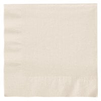 Creative Converting 669161B Ivory 2-Ply 1/4 Fold Luncheon Napkin - 50/Pack