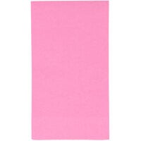 Creative Converting 953042 Candy Pink 3-Ply Guest Towel / Buffet Napkin   - 16/Pack