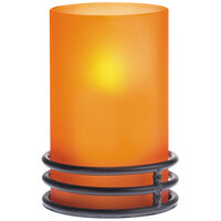 Sterno 80366 Brooklynn 4" Orange Frost Lamp