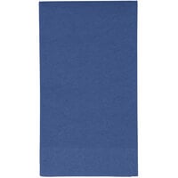 Creative Converting 951137 Navy Blue 3-Ply Guest Towel / Buffet Napkin - 16/Pack