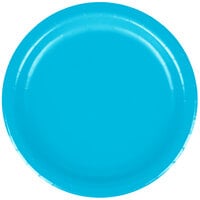 Creative Converting 793131B 7" Turquoise Blue Paper Plate - 24/Pack