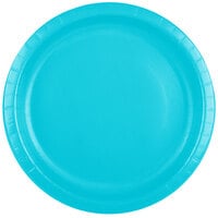 Creative Converting 501039B 10" Bermuda Blue Paper Plate - 24/Pack