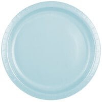 Creative Converting 50157B 10" Pastel Blue Paper Plate - 24/Pack
