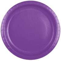 Creative Converting 318915 10" Amethyst Purple Paper Plate - 24/Pack