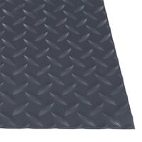 Cactus Mat 1054R-E475 Cushion Diamond-Dekplate 4' x 75' Gray Anti-Fatigue Mat Roll - 9/16" Thick