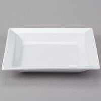 Libbey SL-13 Slate 16 oz. Ultra Bright White Wide Rim Square Porcelain Soup Bowl - 12/Case
