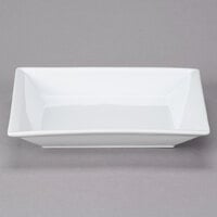 Libbey SL-14 Slate 30 oz. Ultra Bright White Wide Rim Square Porcelain Pasta Bowl - 12/Case