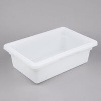 Cambro 12186P148 18" x 12" x 6" White Poly Food Storage Box