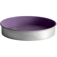Chicago Metallic 68050 Allergen-Free 8" x 1 1/2" Aluminized Steel Round Cake Pan