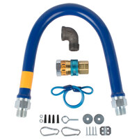 Dormont 16100BPQR36 SnapFast® 36" Gas Connector Kit with Restraining Cable - 1" Diameter