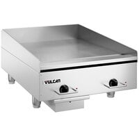 Vulcan HEG24E 24" Electric Countertop Griddle with Snap-Action Thermostatic Controls - 480V, 3 Phase, 10.8 kW