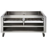 Vulcan SMOKER-VCCB47 Achiever Series 46 3/4" Wood Assist Stand with Two Wood Trays