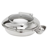 American Metalcraft REVLRD20 Evolution 7 Qt. Round Stainless Steel Induction Chafer - 20 1/2" x 20" x 12"
