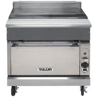 Vulcan VWT36C-NAT V Series Natural Gas 36" Spreader Cabinet with Convection Oven - 32,000 BTU