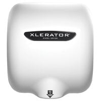 Excel XL-W 208/277 XLERATOR® White Epoxy Cover High Speed Hand Dryer - 208/277V, 1500W