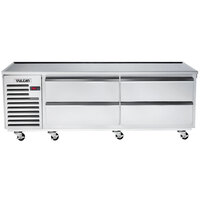 Vulcan VR84 84" 4 Drawer Remote Cooled Refrigerated Chef Base