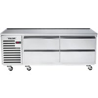 Vulcan VR72 72" 4 Drawer Remote Cooled Refrigerated Chef Base