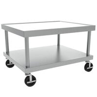Vulcan STAND/C-VCCB36 30" x 37" Mobile Stainless Steel Equipment Stand