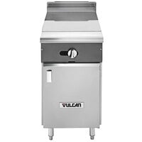 Vulcan V112HB-NAT V Series Natural Gas Heavy-Duty Range with 12" Hot Top and Cabinet Base - 30,000 BTU