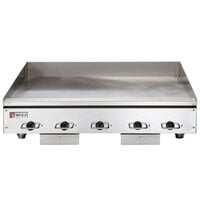 Wolf WEG60E-208/1 60" Electric Countertop Griddle with Thermostatic Controls - 208V, 1 Phase, 27 kW
