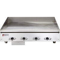 Wolf WEG48E-208/3 48" Electric Countertop Griddle with Thermostatic Controls - 208V, 3 Phase, 21.6 kW
