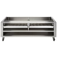Wolf SMOKER-VCCB60 60" Wood Assist Stand with Two Wood Trays