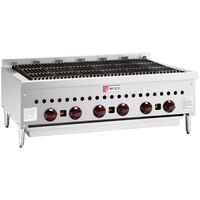 Wolf SCB36-NAT Natural Gas Low Profile 36" Radiant Gas Charbroiler - 87,000 BTU